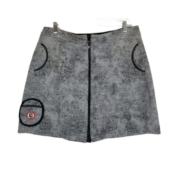 jamie sadock Dresses & Skirts - Jamie Sadock Ribbed Front Zip Skirt